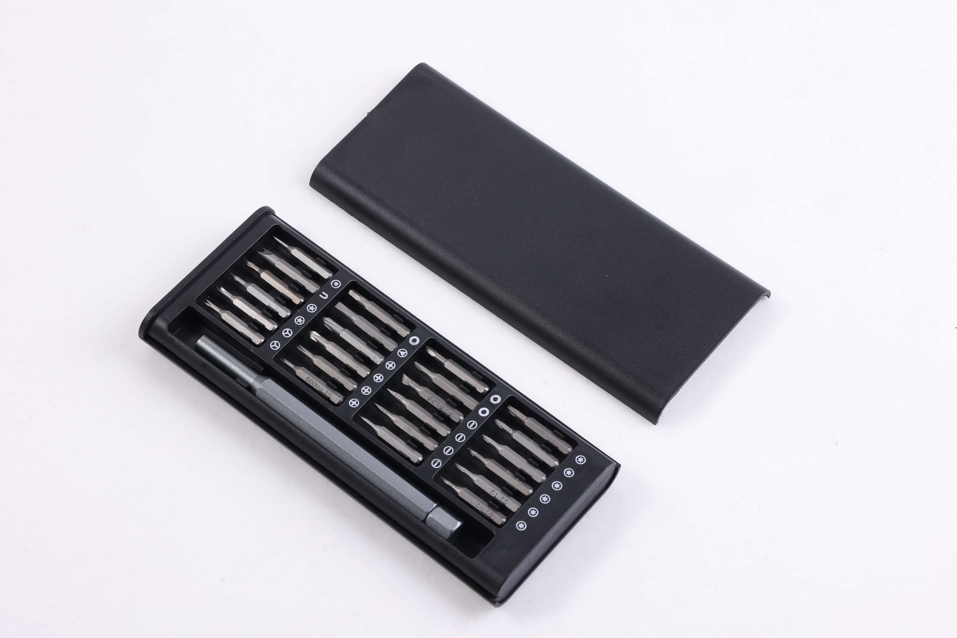 FMS 24 in 1 multi-function screwdriver set with aluminum handle and storage case