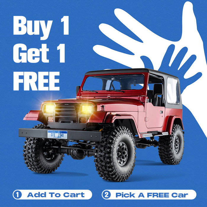 ROCHOBBY 1:10 Mashigan RC Rock Crawler RS Red 4WD