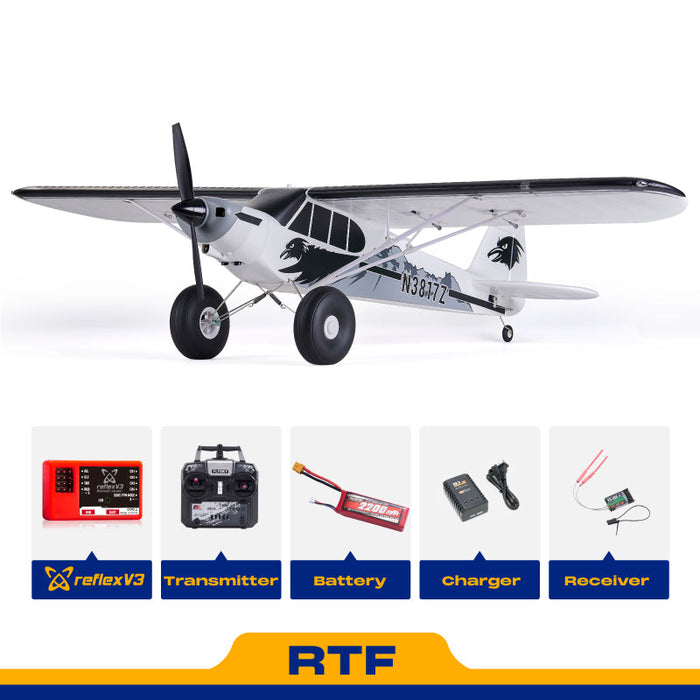 FMS 1300mm PA-18 Super Cub with Reflex V3, RTF / PNP
