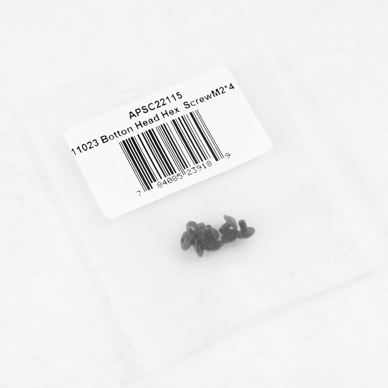 1:10 F100 Button Head Hex Screw M2*4