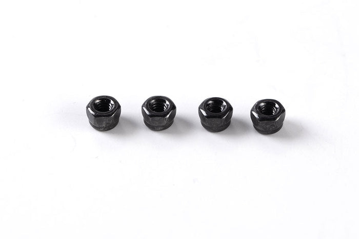 Black anti-slip M2 screw nuts for RC models