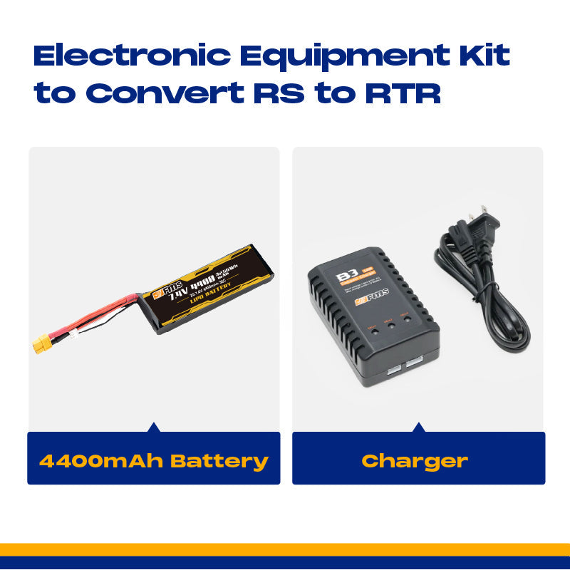 Electronic Equipment Kit to Convert RS to RTR (4400mAh Battery)
