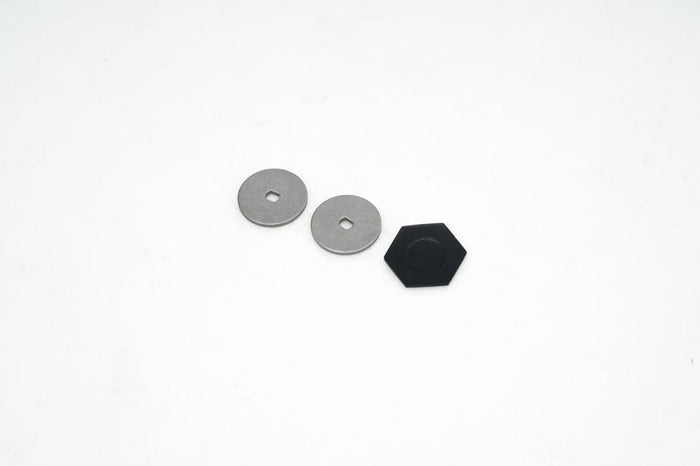 Metal washers and black slipper sheet for FCX10 K5 and LC80