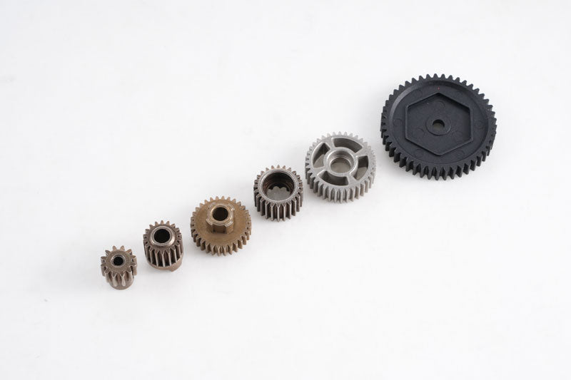 FCX10 transmission gear set including six precision gears