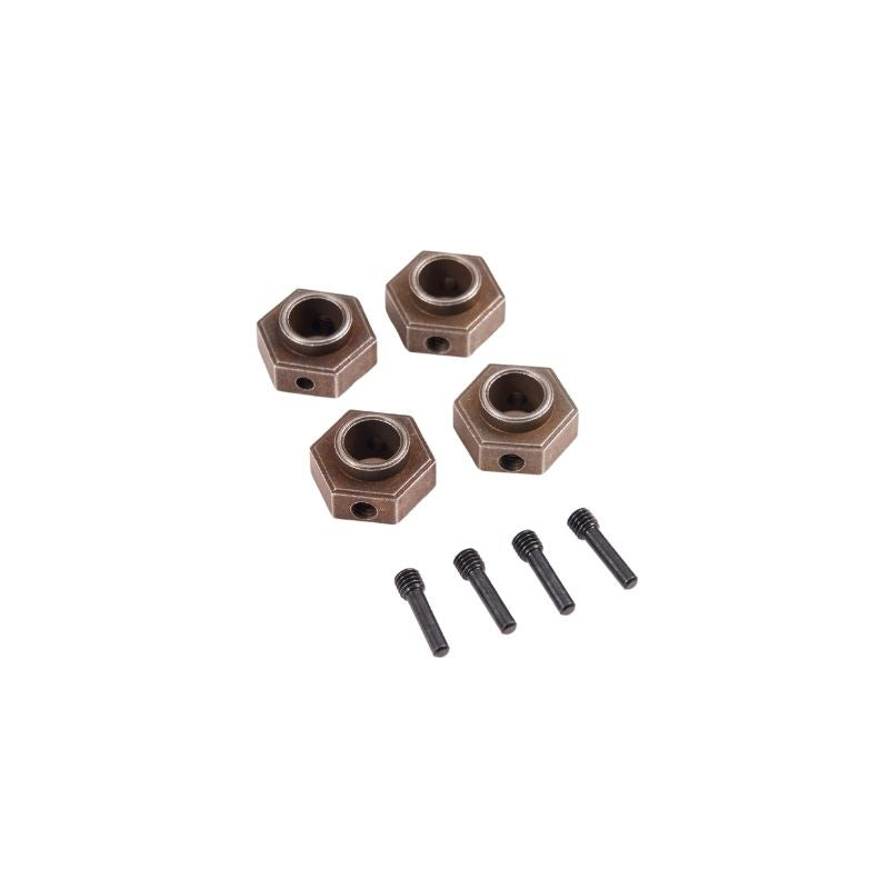 FCX10 12mm HEX SET WITH SET SCREW PINS