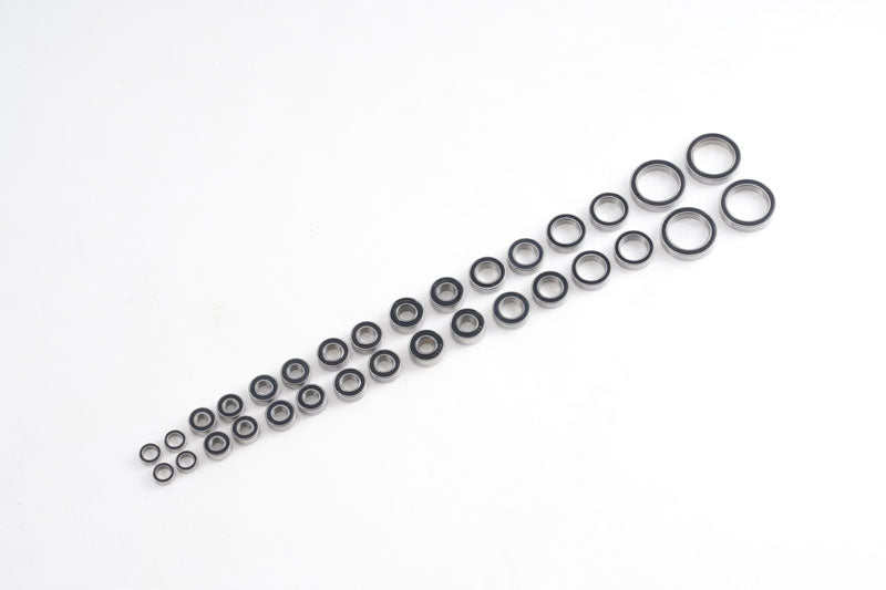 Black bearing set for FCX10 K5 and FCX10 LC80 remote control models.