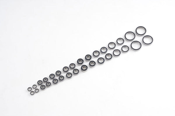 Black bearing set for FCX10 K5 and FCX10 LC80 remote control models.