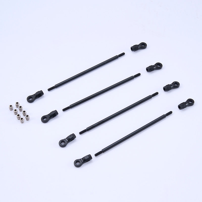 Rear rod set for FCX10 TOYOTA LC80 with linkages and connectors