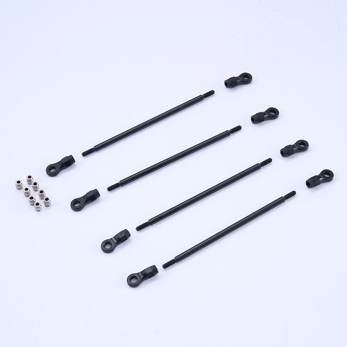 Rear rod set for FCX10 TOYOTA LC80 with linkages and connectors