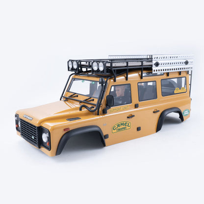FCX10 Defender 110 Car Body Assembly Painted (Yellow)
