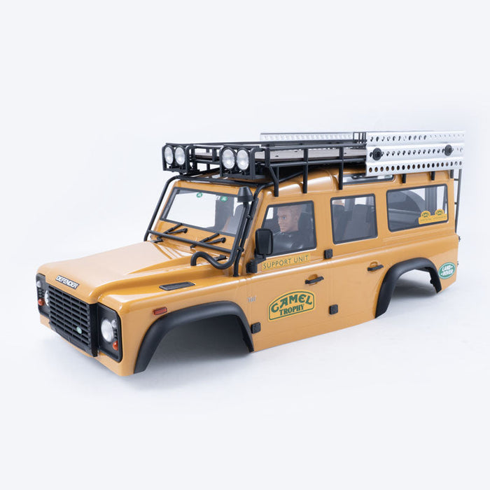 FCX10 Defender 110 Car Body Assembly Painted (Yellow)