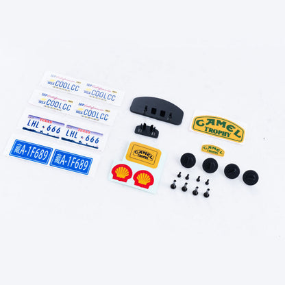 FCX10 Defender 110 Car Body Assembly Painted (Yellow)