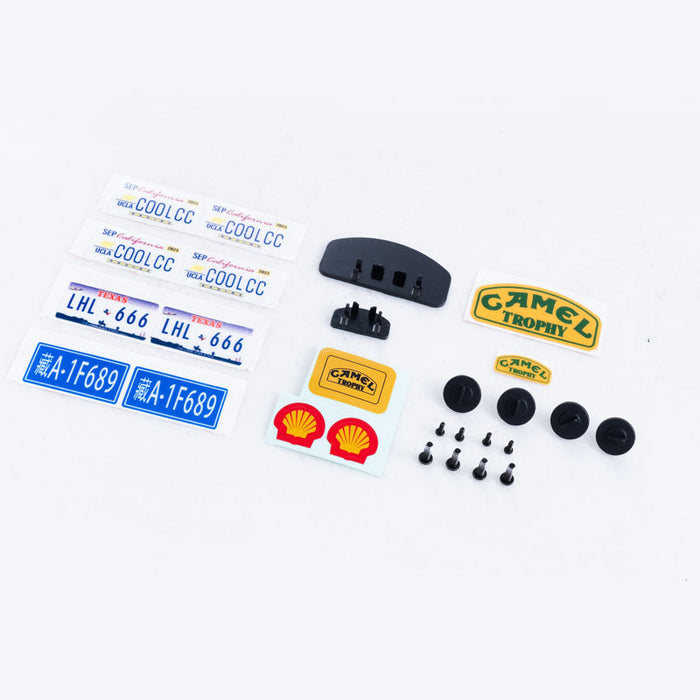 FCX10 Defender 110 Car Body Assembly Painted (Yellow)