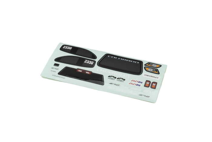 1:18 Colorado Decal Sheet (Black/Red/Blue)