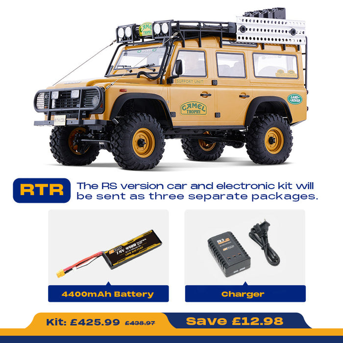 FMS 1:10 FCX10 Land Rover Camel Trophy Edition RS