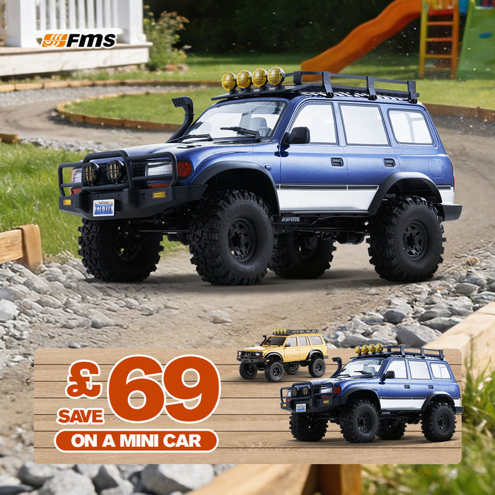 FMS 1:10 FCX10 PRO Brushless Toyota Land Cruiser LC80 RS V2