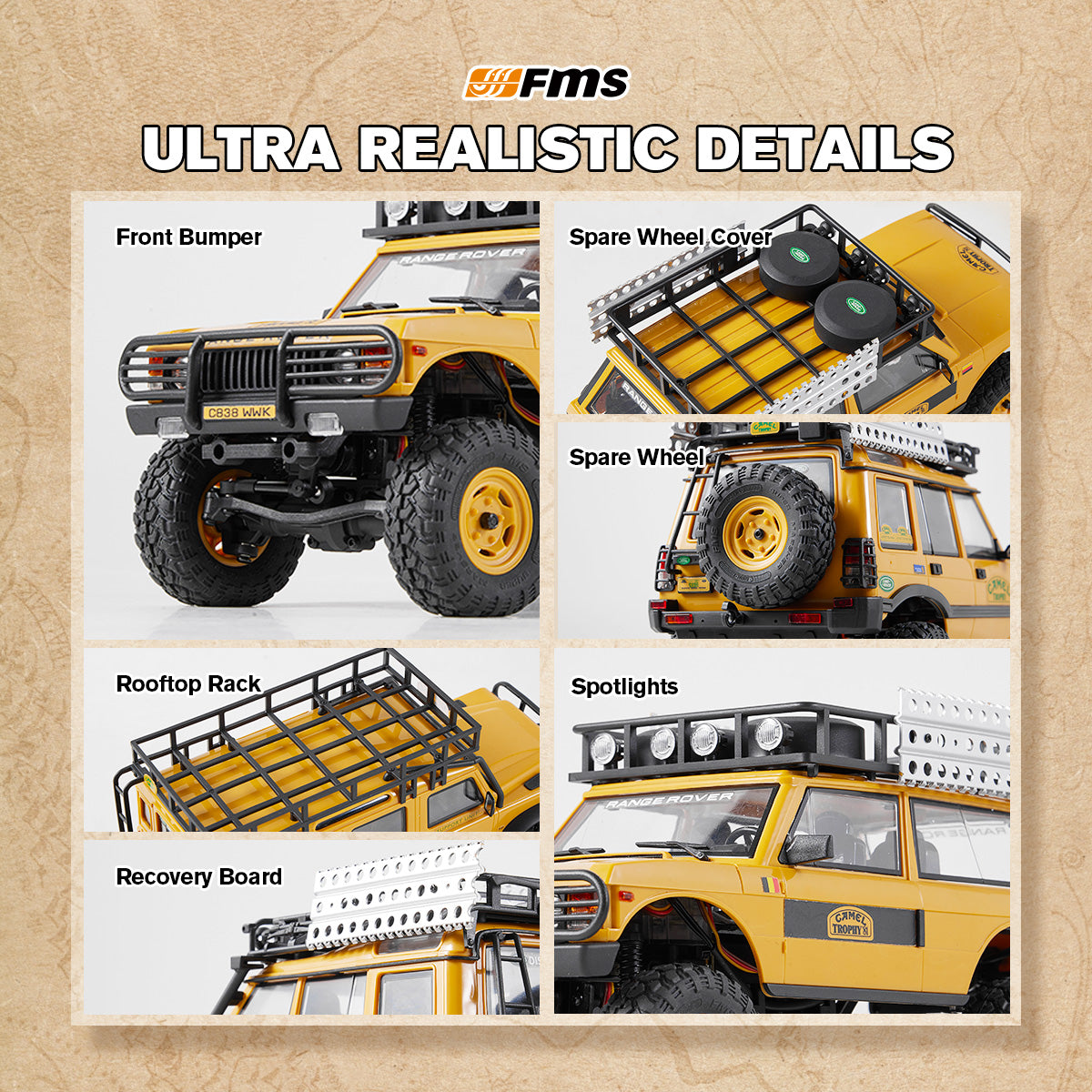 FMS 1:24 FCX24M Land Rover RTR