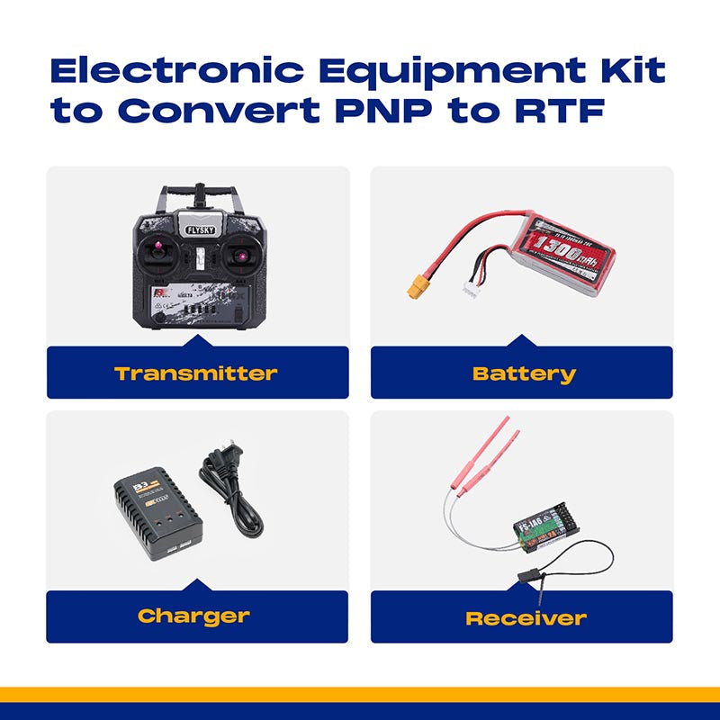 Electronic Equipment Kit to Convert PNP to RTF (1300mAh Battery)