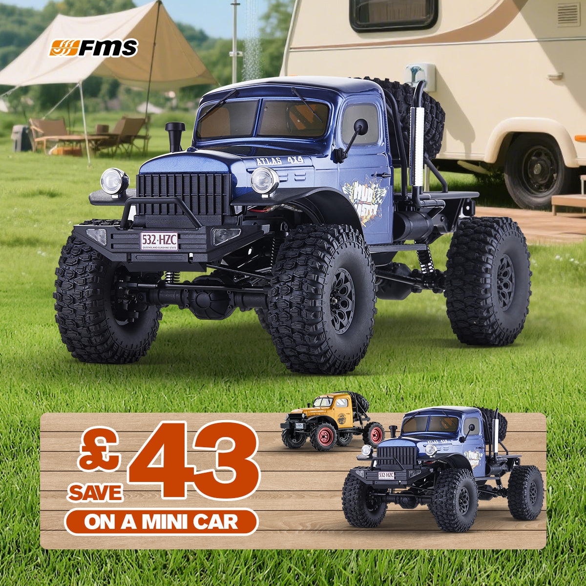 ROCHOBBY 1:10 Atlas 4x4 Off-Road Truck RS