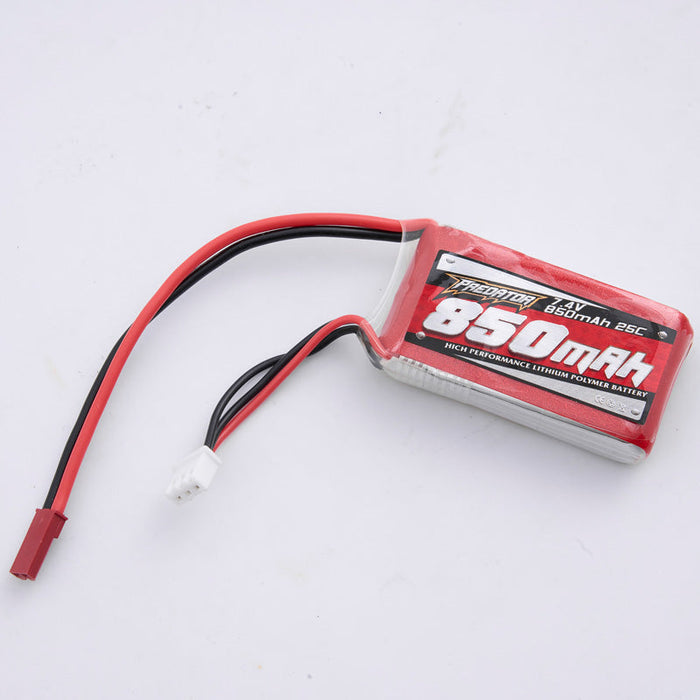 Battery 7.4V 850mah 25C JST Plug