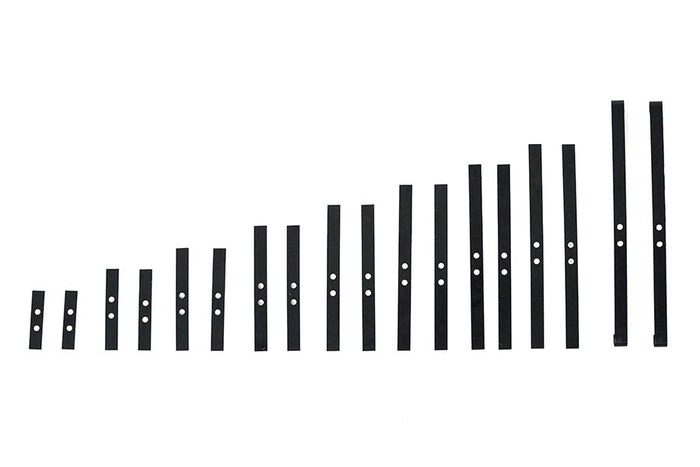1:12 automobile leaf springs for RC models, compatible with 1941 MB SCALER and Land Rover.