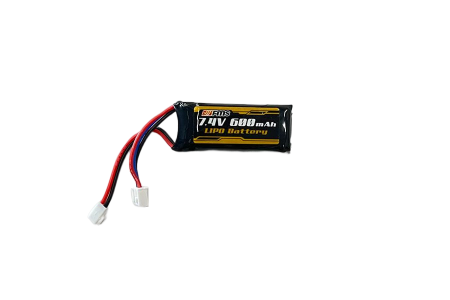 7.4V 600mAh LiPo battery for remote control vehicles
