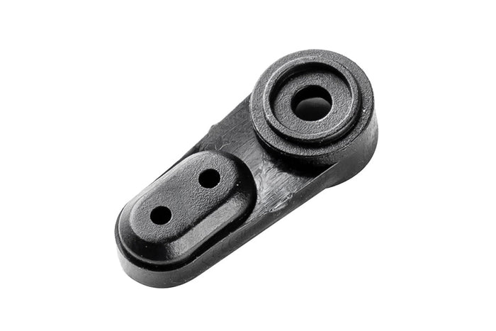 1:18 RC model black servo horn with two mounting holes