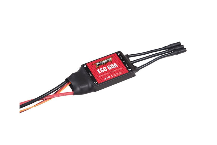 60A Electronic Speed Controller (ESC) for RC models with 220mm input cable