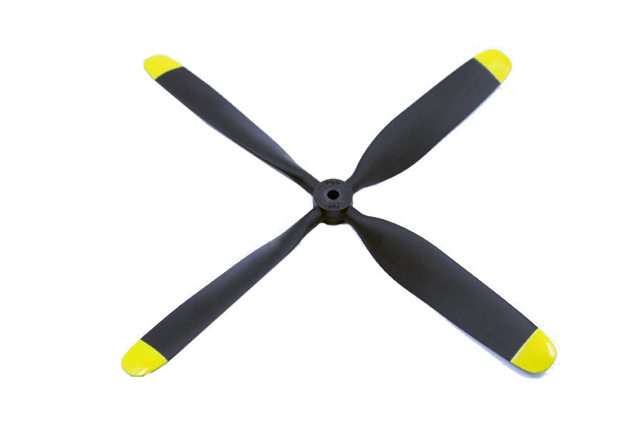 980mm P-39 propeller black blades with yellow tips for RC airplanes