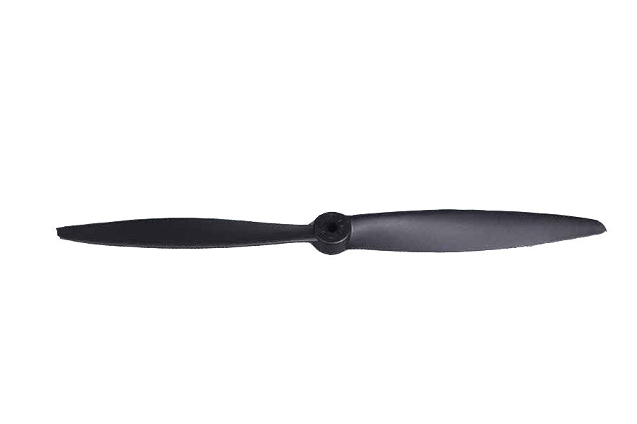 Black propeller for 1100mm MXS V2 RC airplane, 11x5.5 size