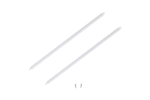 850mm Ranger wing strut set with two white struts and screws for RC model.