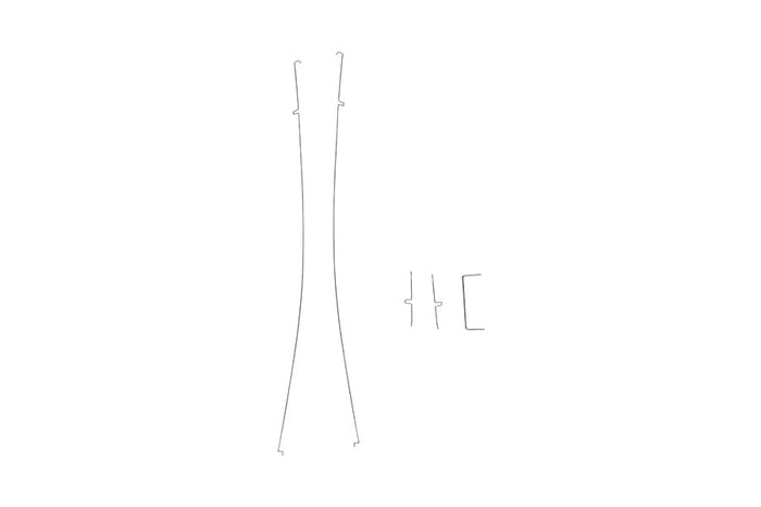 Linkage rods and clips for 850mm Ranger RC planes