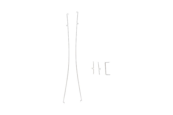 Linkage rods and clips for 850mm Ranger RC planes