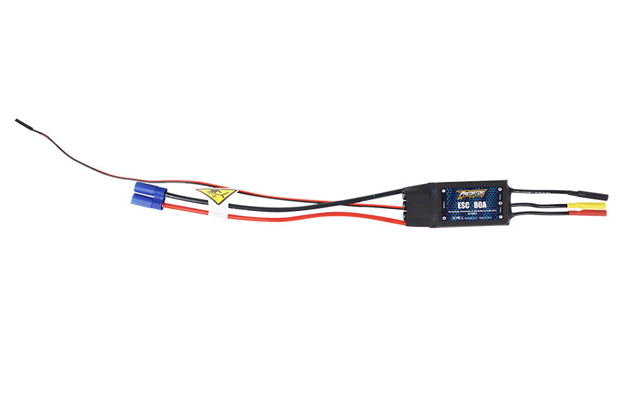 80A electronic speed controller with 220mm cable and 4.0mm motor connector