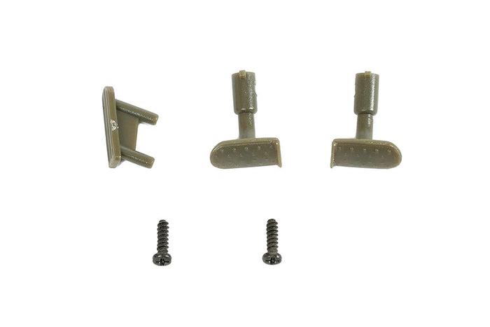 Green pedal set with screws for 1:12 1941 MB scaler RC models