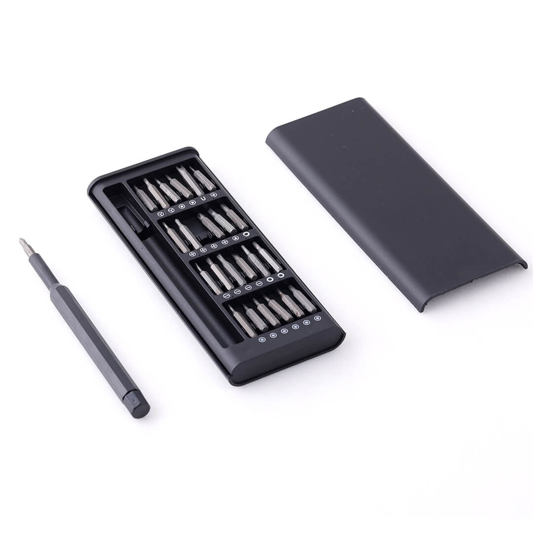 FMS Customized 24-in-1 multi-function screwdriver set with black case