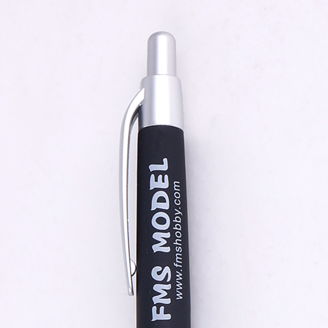 FMS Hobby ballpoint pen featuring logo and website
