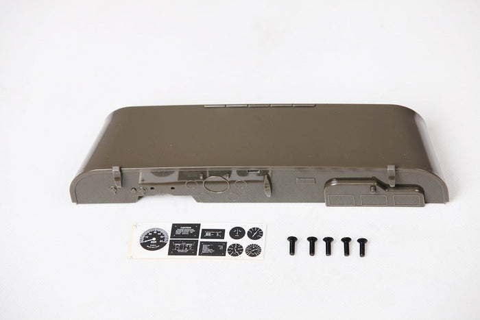 1:6 scale 1941 MB Scaler instrument panel with decals and screws