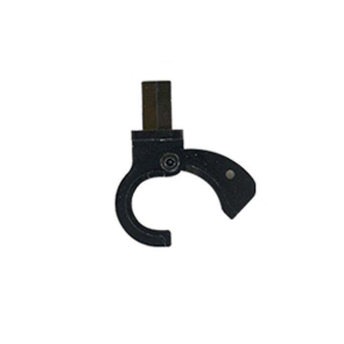 Black metal trailer hook for 1:6 scale RC model vehicles