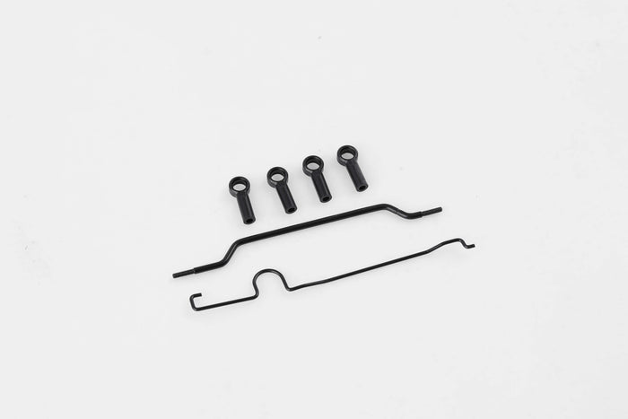 1:12 Toyota FJ45 steering link set components including rods and connectors.