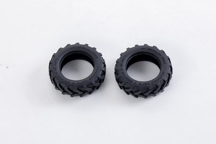 1/18 Mogrich mud tires for RC vehicles, designed for off-road performance.