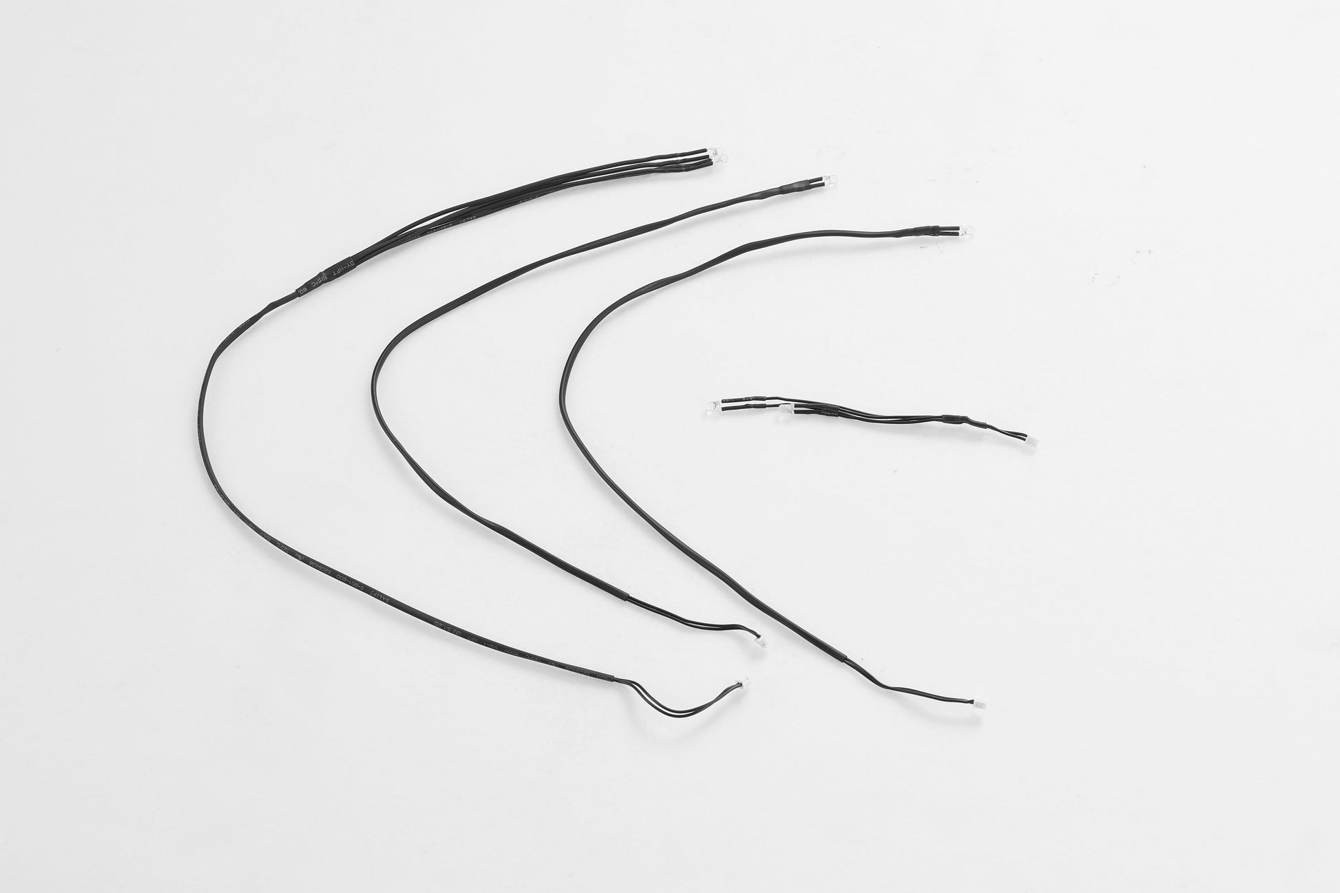 Black wiring for remote control model connections and accessories