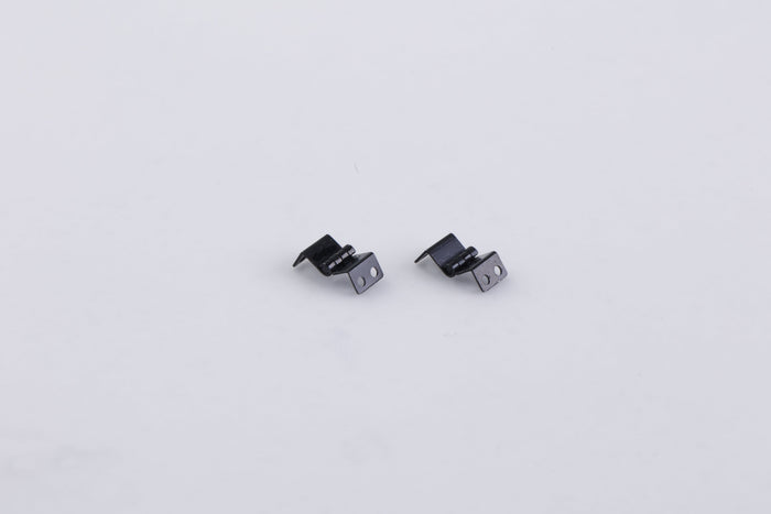 Black metal hood mount clips for RC models