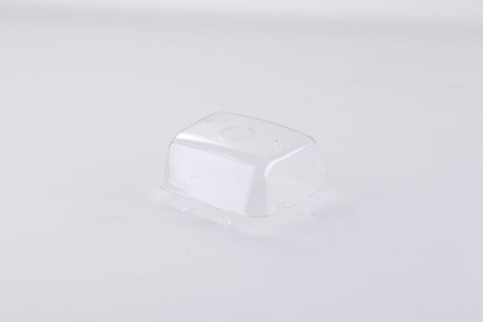 Transparent protective canopy for 1:18 scale RC Apache model.