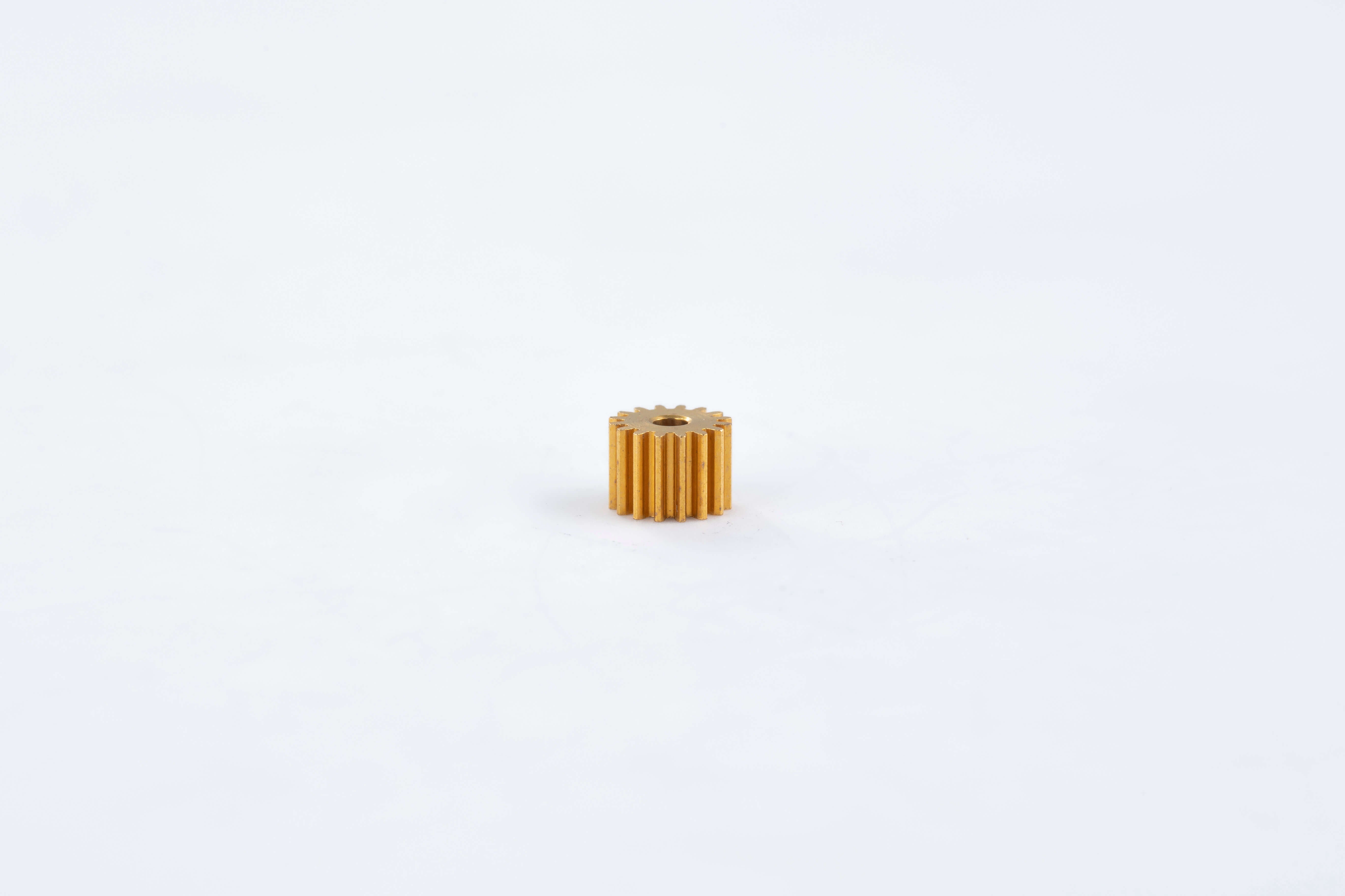 Golden pinion gear for FCX18 Hummer EV and FCX24 models