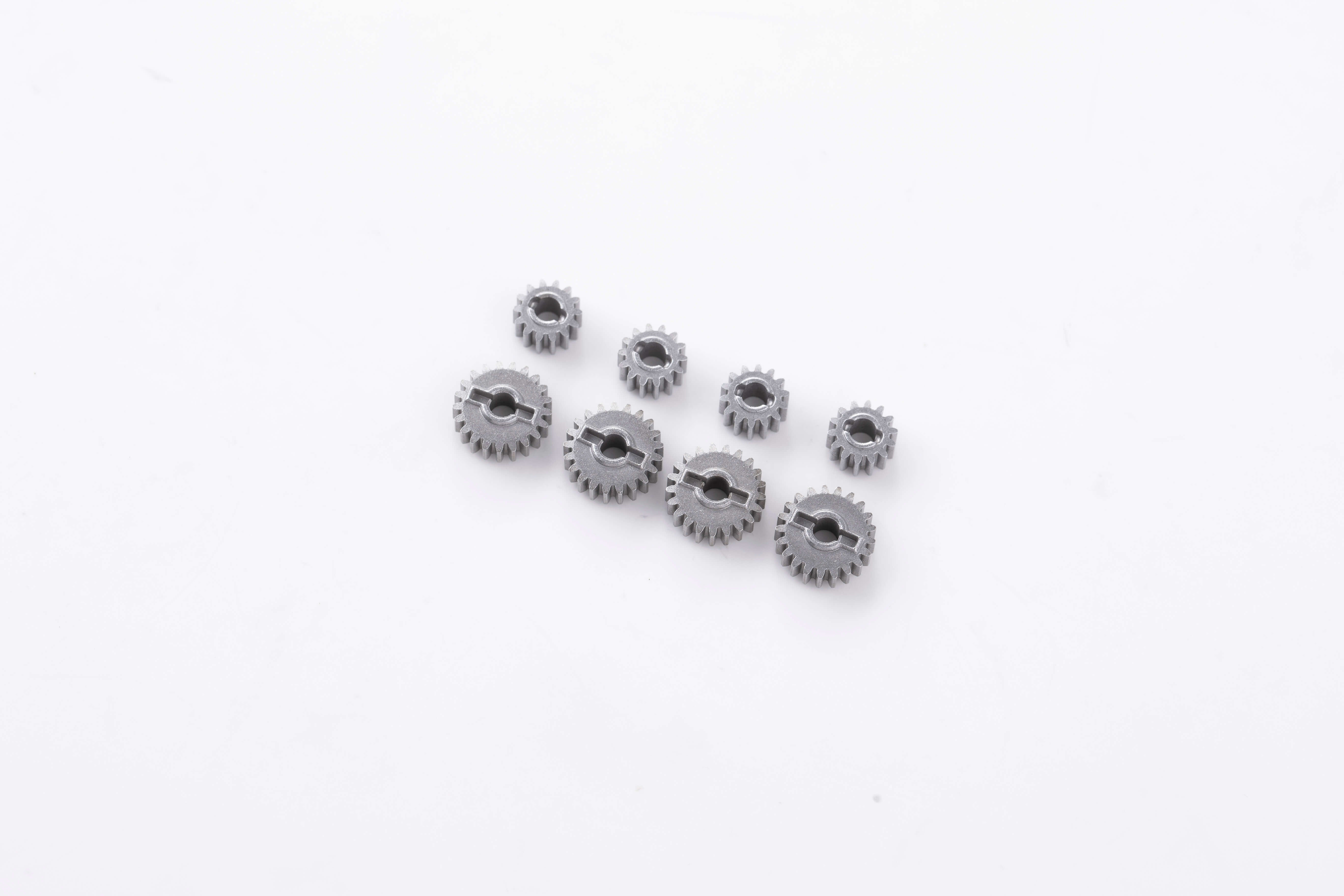 Collection of metal gears for FCX24/FCX18 RC models