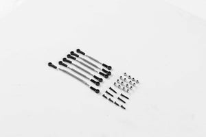 1:24 metal rod set for RC vehicles including large and small connectors
