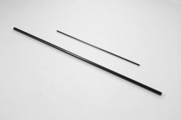 Two black pipes for RC model customization
