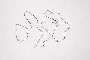 RC model wires in red and black for remote control vehicles and aircraft