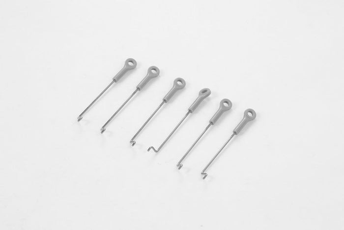 Gray linkage rods for 1300mm PA-18 RC model aircraft